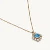 Lily and Rose Emily Halsband Guld – Icey Blue (241069)
