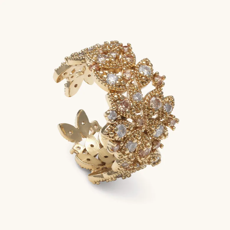 Lily and Rose Laurel Ring – Guld 30722
