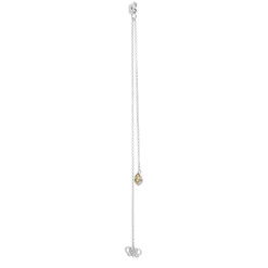 Lily And Rose Logo Chain Drop Crystal (Silver) 20101
