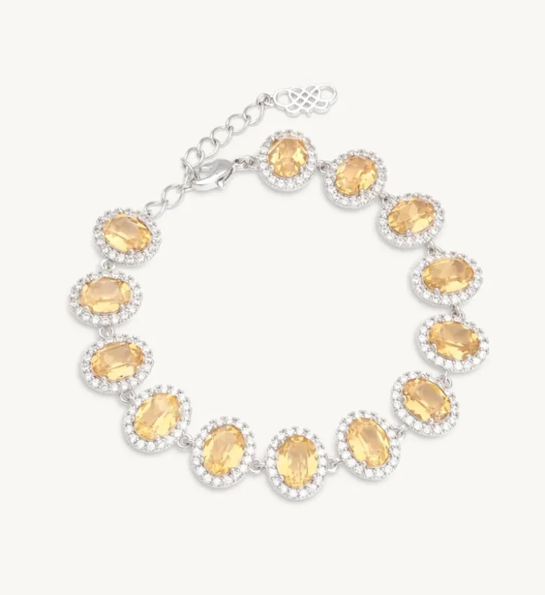 Lily And Rose Luna Armband – Golden Brown Topaz (Guld) 51152