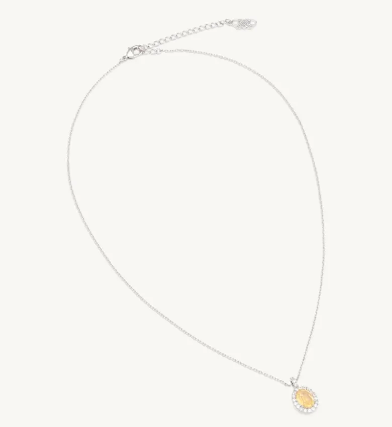 Lily And Rose Luna Halsband – Golden Brown Topaz (Guld) 41082