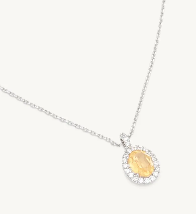 Lily And Rose Luna Halsband – Golden Brown Topaz (Guld) 41082