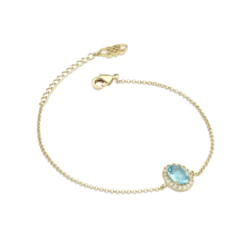 Lily And Rose Miss Luna Armband – Aquamarine (Guld) 51161