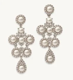 Lily and Rose Ophelia Örhängen Silver – Ivory (60468)