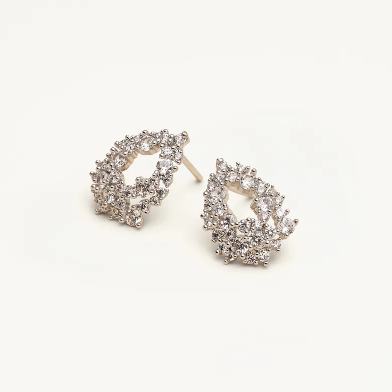 Lily and Rose Petite Miss Alice Örhängen – Crystal (silver)