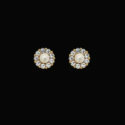 Lily And Rose Petite Miss Sofia Pearl Örhängen- Crystal (Guld) 62297