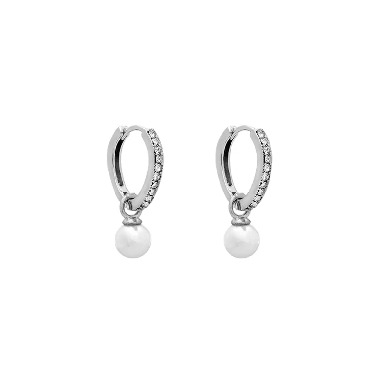 Lily And Rose Örhängen Petite Kennedy Hoops (Silver) 62313