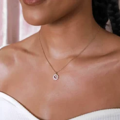 Lily And Rose Sofia Halsband – Light Amethyst (Guld) 40288