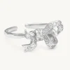 Lily And Rose Versaille Bow Ring – Crystal (Silver) 30402