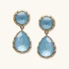 Lily And Rose Victoria Raindrop Örhängen – Sky Blue – Guld 62711