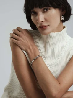 Mockberg Aura Bold Bangle Silver