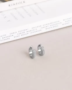 Mockberg Beaded Örhängen Medium Silver