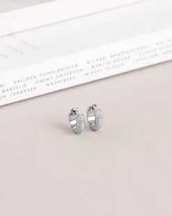 Mockberg Beaded Örhängen Small Silver