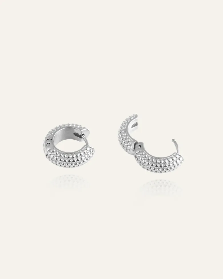 Mockberg Beaded Örhängen Small Silver