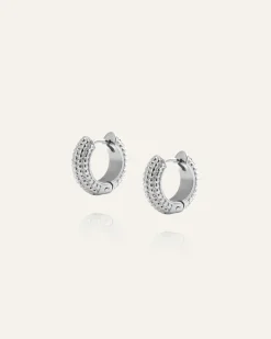Mockberg Beaded Örhängen Small Silver
