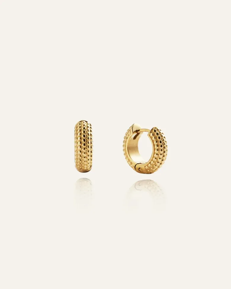Mockberg Beaded Örhängen Small Guld