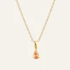Mockberg Belle Halsband Guld – Champagne