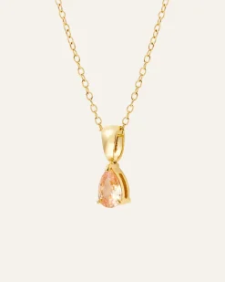 Mockberg Belle Halsband Guld – Champagne