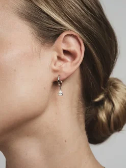 Mockberg Belle Hoops Örhängen Silver