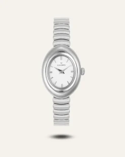Mockberg Belle Oval Klocka Silver MB1419
