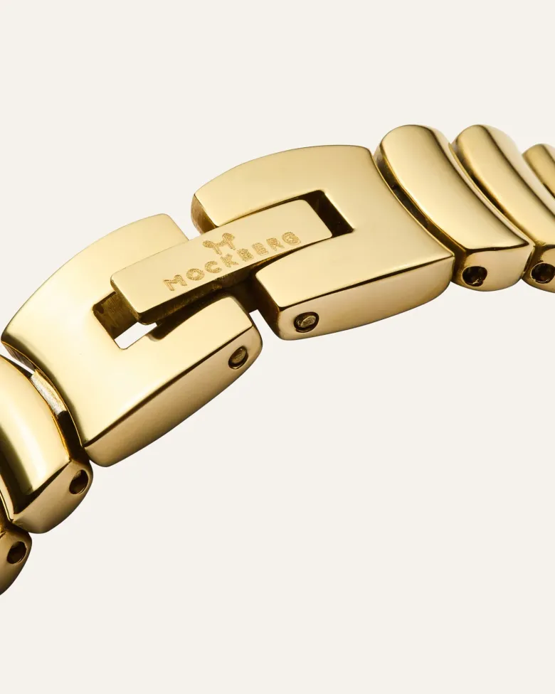 Mockberg Belle Oval Klocka Guld MB1418