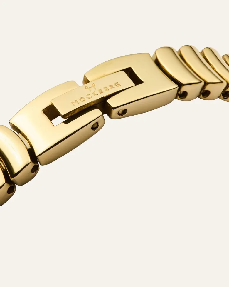 Mockberg Belle Oval Petite Klocka Guld MB1416