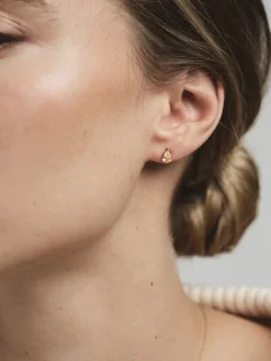 Mockberg Belle Studs Örhängen Small Guld – Champagne