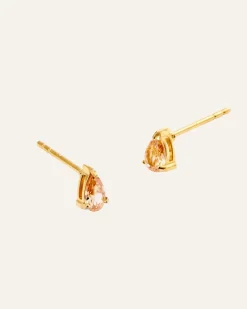 Mockberg Belle Studs Örhängen Small Guld – Champagne