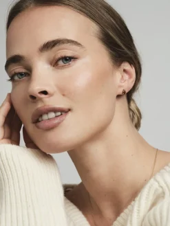 Mockberg Belle Studs Örhängen Small Guld – Coffee