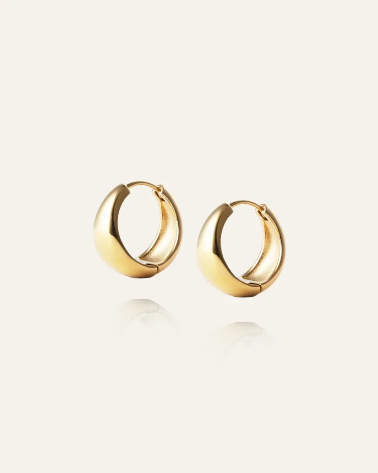 Mockberg Bold Örhängen Large Guld