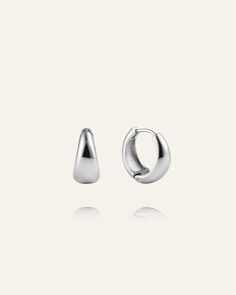 Mockberg Bold Örhängen Medium Silver