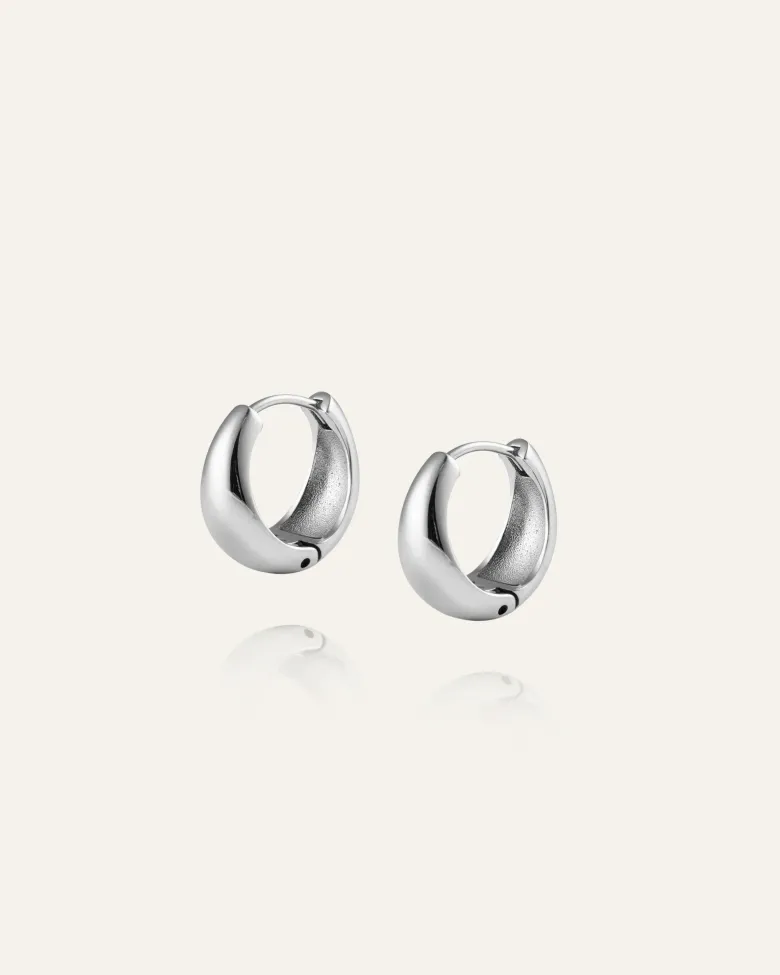 Mockberg Bold Örhängen Medium Silver