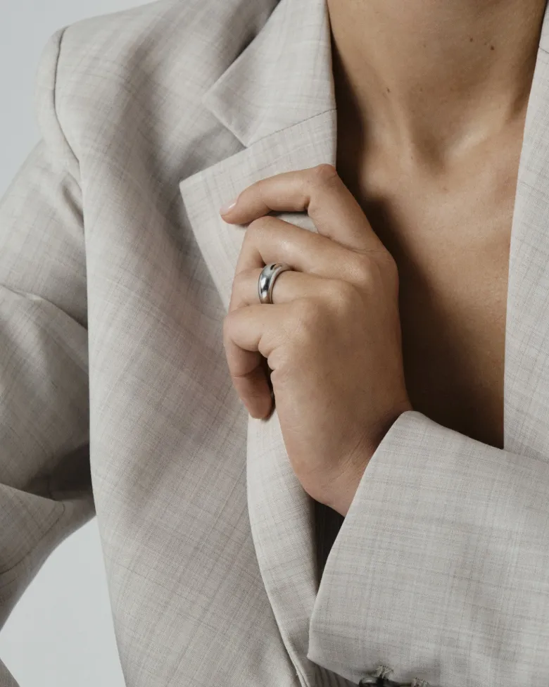 Mockberg Bold Silver Ring