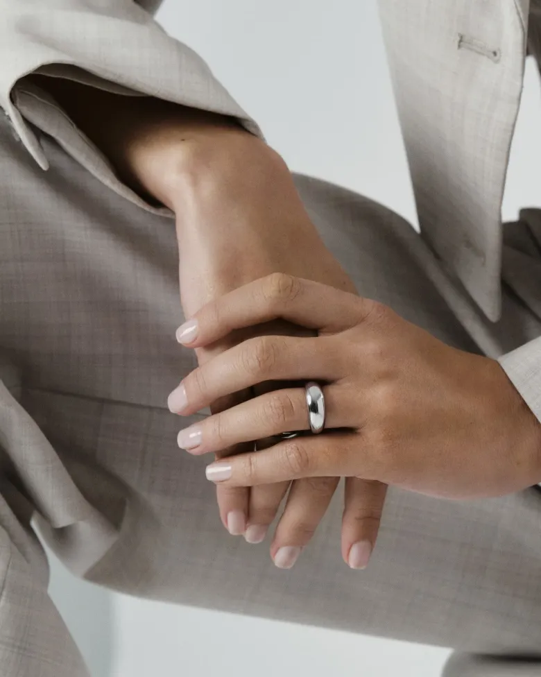 Mockberg Bold Silver Ring