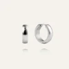 Mockberg Chunky Silver Large Örhänge