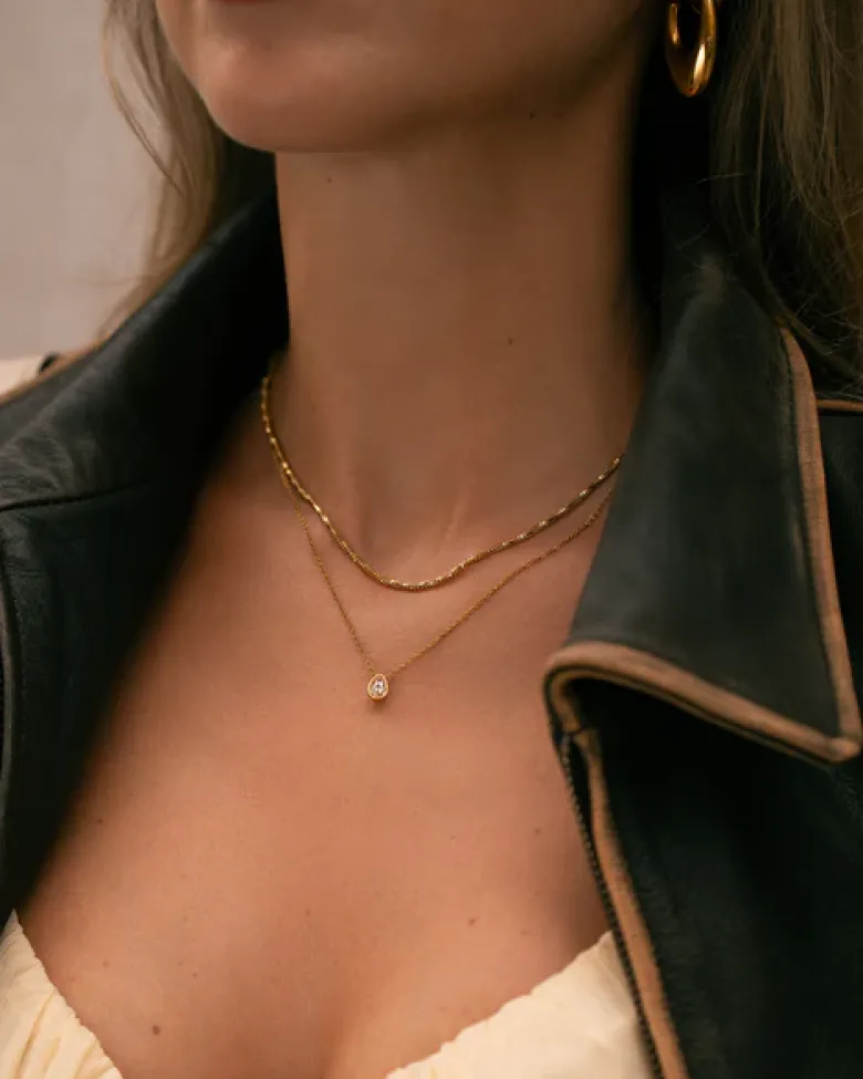 Mockberg Céleste Halsband Guld