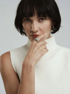 Mockberg Deco Bold Ring Silver