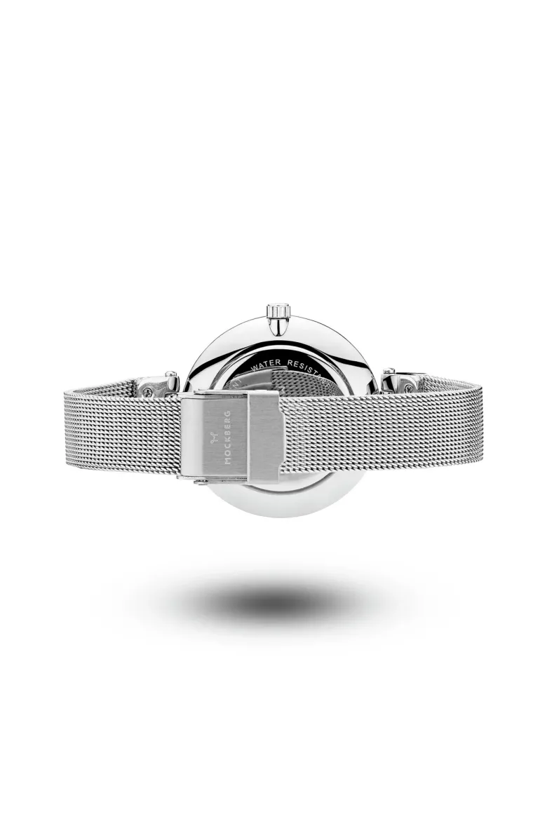 Mockberg Elise 34mm Silver MO1602 (Mega kampanj)