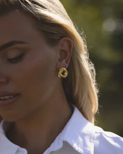 Mockberg Greta Örhängen Guld