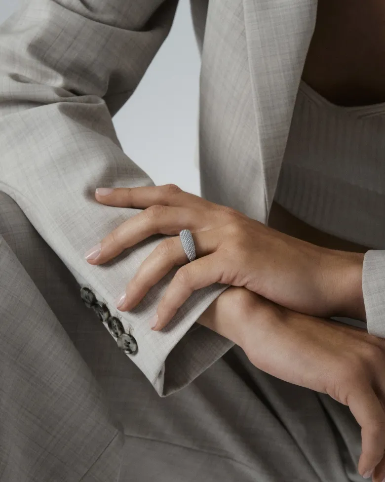 Mockberg Honey Silver Ring