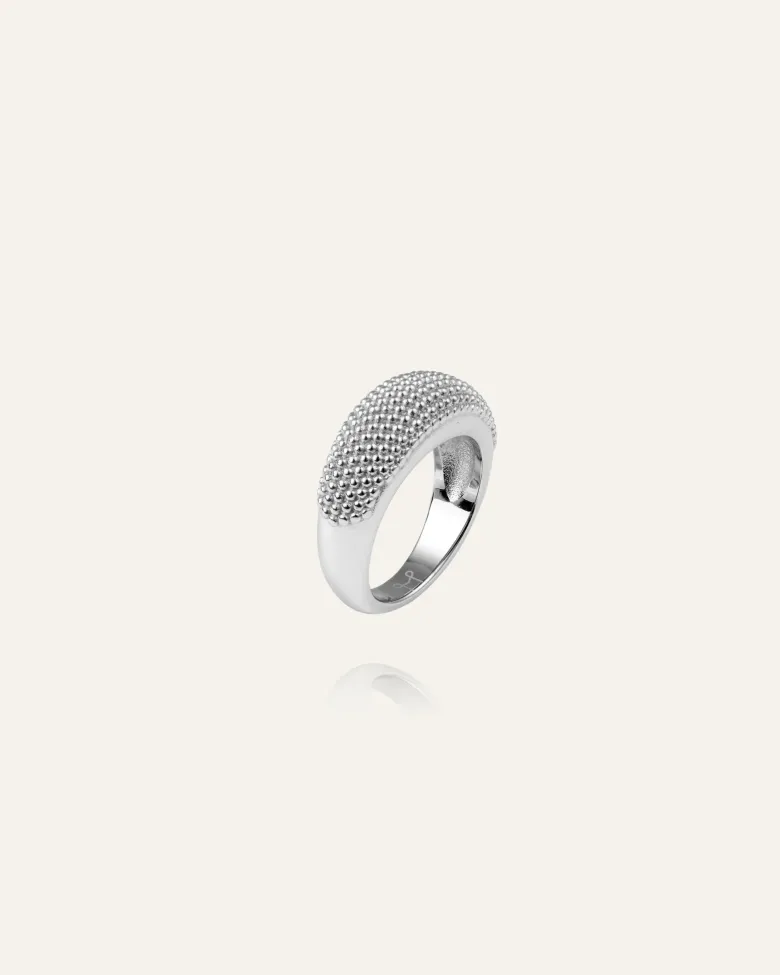 Mockberg Honey Silver Ring