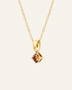Mockberg Jolie Halsband Guld – Coffee