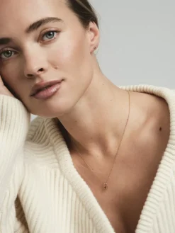 Mockberg Jolie Halsband Guld – Coffee