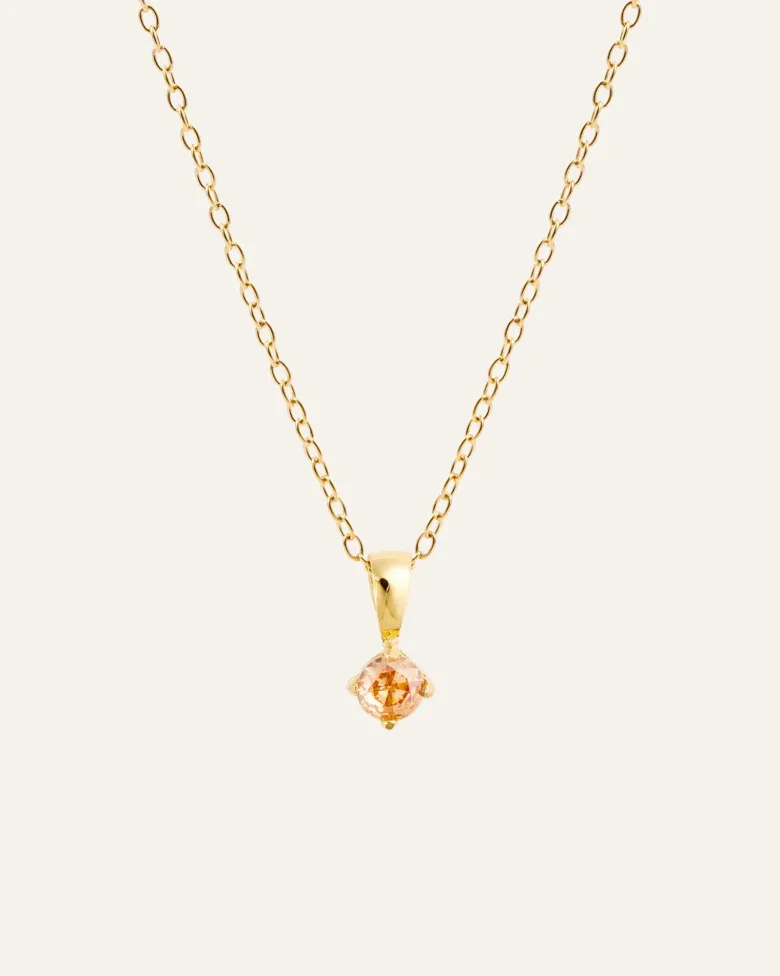 Mockberg Jolie Halsband Guld – Champagne