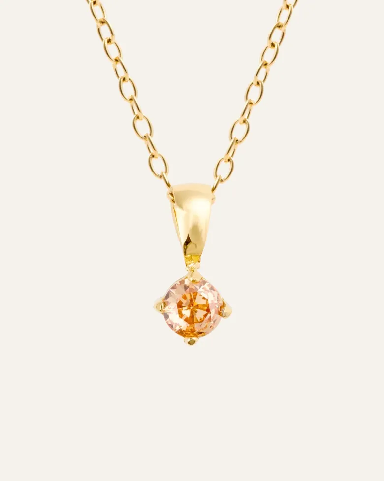 Mockberg Jolie Halsband Guld – Champagne