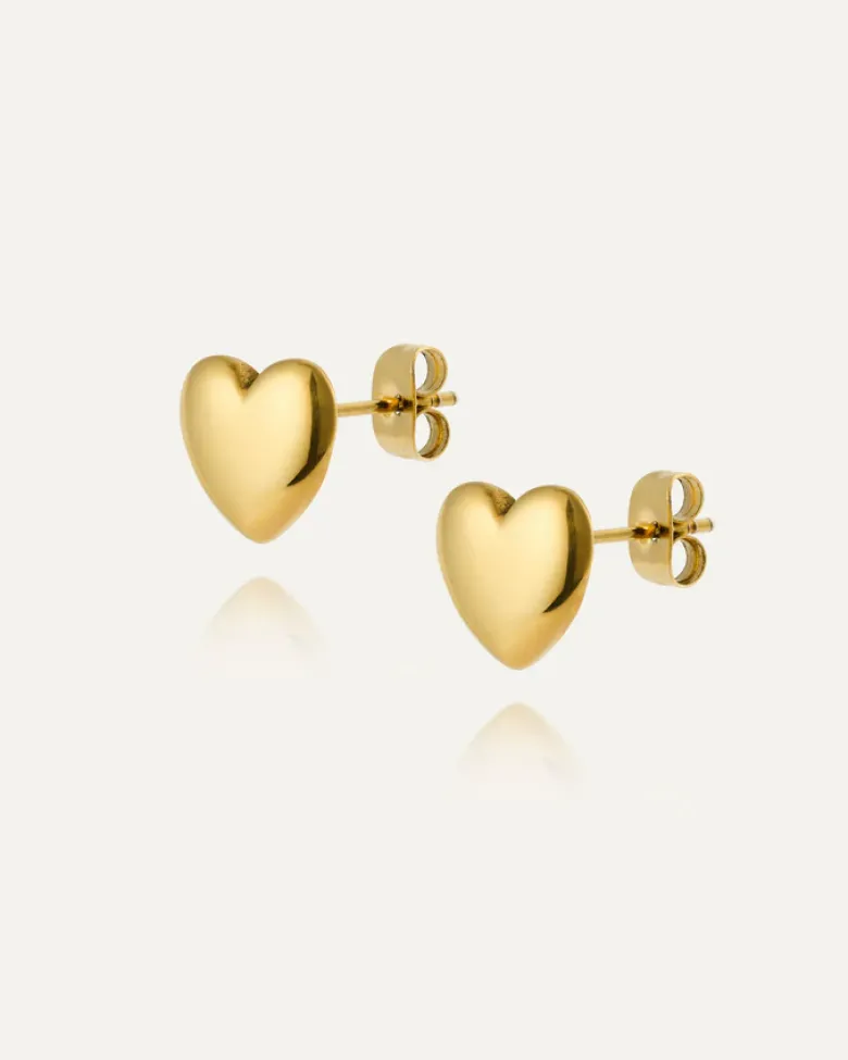 Mockberg Love Gold Medium Studs