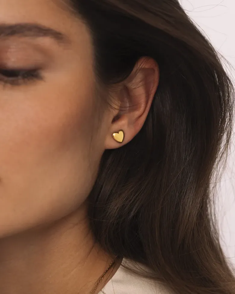 Mockberg Love Gold Medium Studs