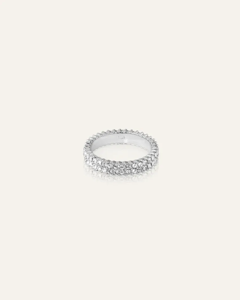 Mockberg Midnight Silver Ring