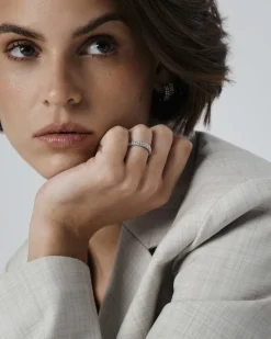 Mockberg Midnight Silver Ring