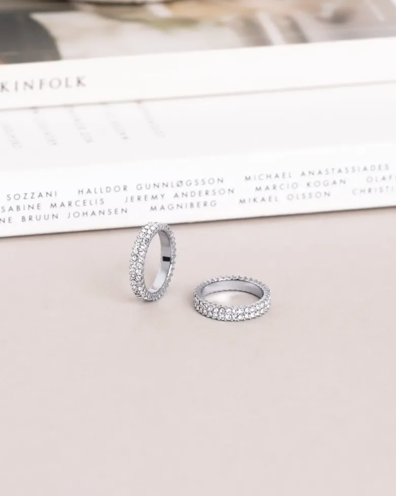 Mockberg Midnight Silver Ring